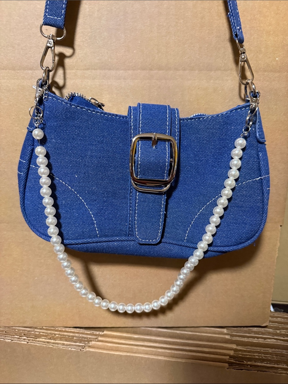 Pearl chain bag not for sale